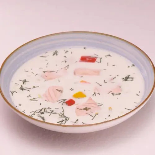 Supa finlandeză cu somon